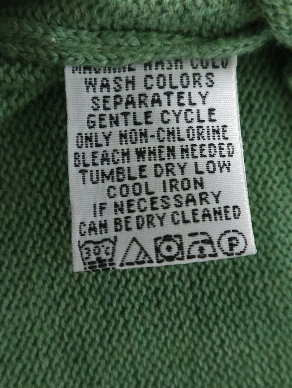 Tommy Bahama Sweater Mens XL Green V-Neck 100% Cotton Knit Pullover Vintage